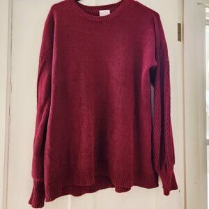 Isabel Maternity Medium Maroon Sweater